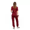 Bluzka medyczna SCRUBS MEDI TEDDY - TALLANTE MERLOT SCRUB